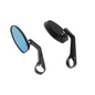 TNKD Customs Elliptical Bar End Black Mirrors