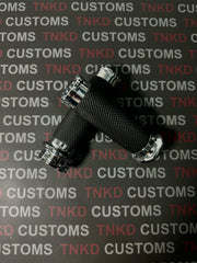 TNKD Customs Chrome CNC 1" Hand Grips