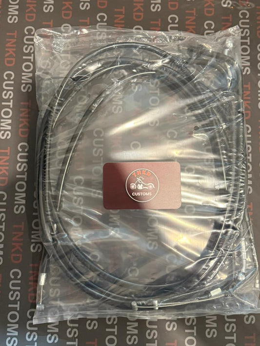 Yamaha XVS650 (Vstar650) Custom Extended Cable Kit (Suits 14" & 16" Bars)